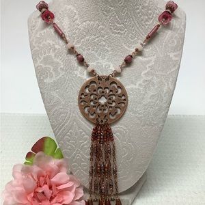 🌸Handmade Medallion Necklace